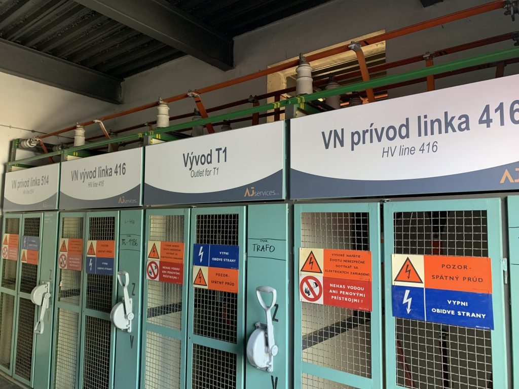 Rekonštrukcia trafostanice Rožňavská 22 — realizácia AJ services