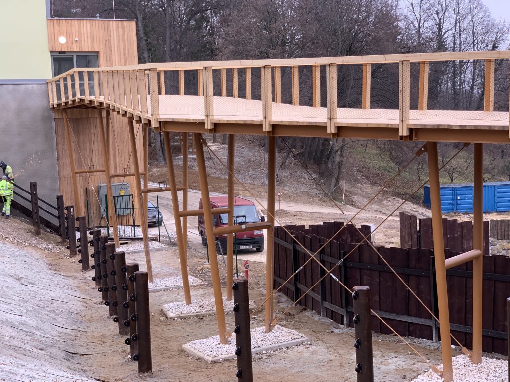 ZOO Bojnice – exteriérový výbeh pre Slony — realizácia AJ services