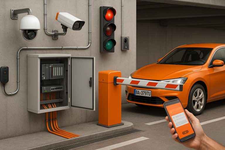 Parkovacie systémy do garáží – závory a rozpoznávanie ŠPZ (ANPR)
