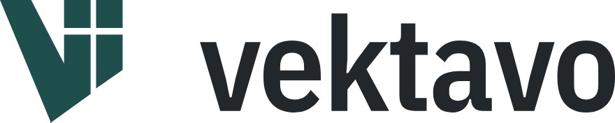 Logo VEKTAVO na svetlom pozadí